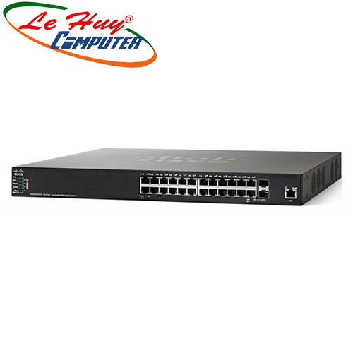 Thiết bị chuyển mạch Switch CISCO SF350-24P-K9-EU POE Managed