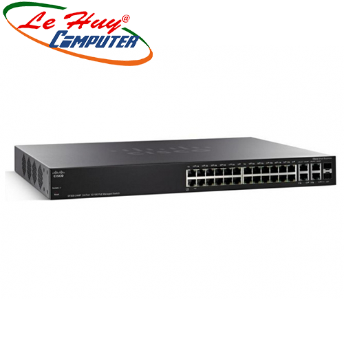 Thiết bị chuyển mạch Switch CISCO SF350-24MP-K9-EU 24-Port 10/100 PoE+