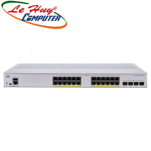 Thiết bị chuyển mạch Switch CISCO CBS250-24P-4G-EU 24-port GE, PoE, 4x1G SFP