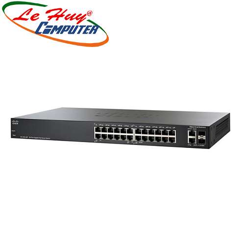 Thiết bị chuyển mạch Switch CISCO SG250-26P-K9-EU 26-Port Gigabit PoE