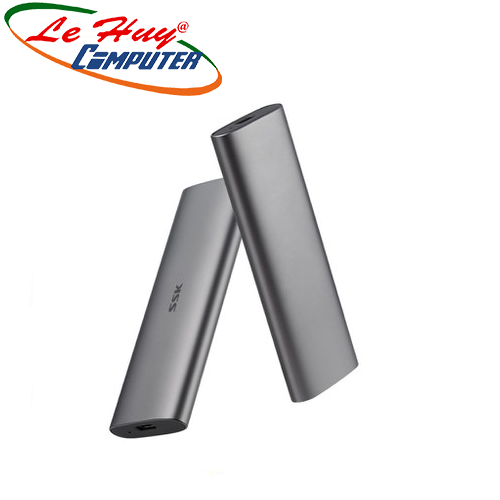 Hộp ổ cứng M.2 NVMe SSD PCIe sang ổ cứng di động - SSK HE-C327 chuẩn Type-C và USB 3.0