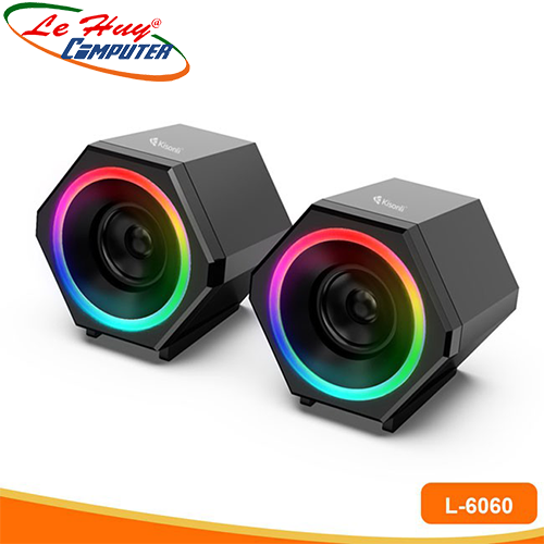 Loa vi tính 2.0 Kisonli L-6060 LED