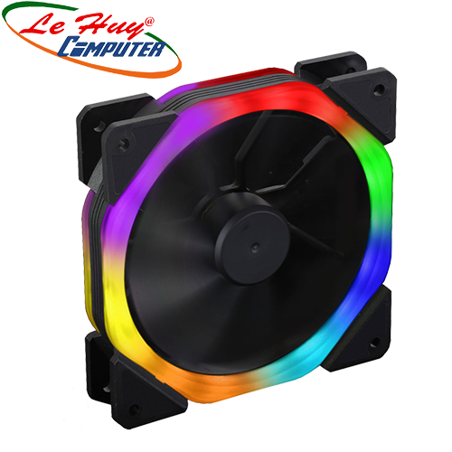 Fan Case Sama Halo Dual Ring Rainbow