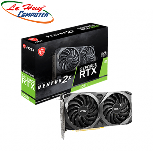 Card Màn Hình - VGA MSI GeForce RTX 3060 VENTUS 2X 12G OC