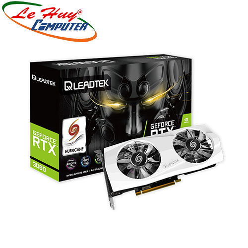 Card Màn Hình - VGA Card LEADTEK WinFast RTX 3060 HURRICANE WHITE EDITION 12GB (LHR)