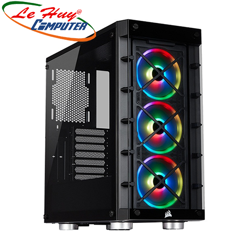 Vỏ máy tính Corsair 465X TG RGB Black/White Kính Cường Lực (CC-9011188-WW)