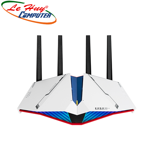 Thiết bị mạng - Router Wifi ASUS RT-AX82U GUNDAM EDITION AX5400 Dual Band WiFi 6 Gaming Router