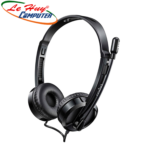 Tai nghe có dây Rapoo H120 USB Đen