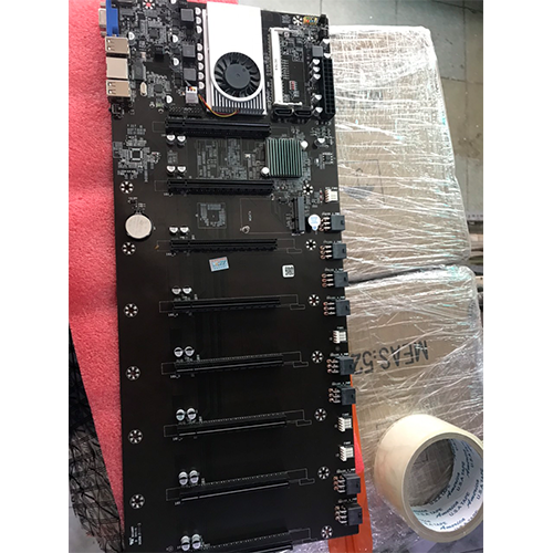 Mainboard Bitcoin liền chân 8 khe vga (xài ram 3 laptop)