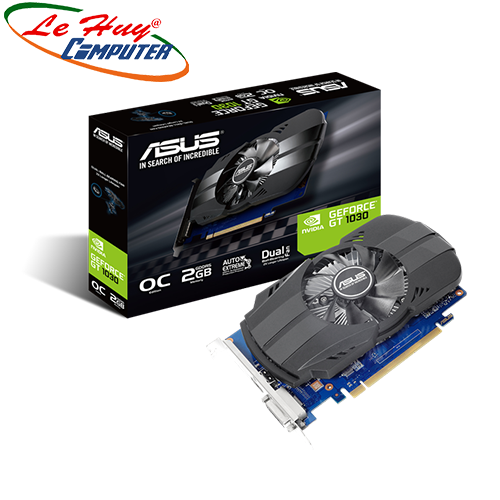 Card Màn Hình - VGA ASUS PH GT1030 O2G DDR5- Vat 1880k