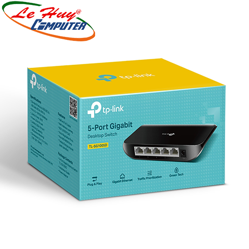 Thiết bị chuyển mạch Switch TP-Link TL-SG1005D 5 Port (1Gigabits)