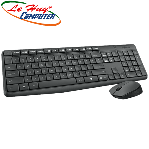 Combo phím chuột máy tính không dây Logitech MK235