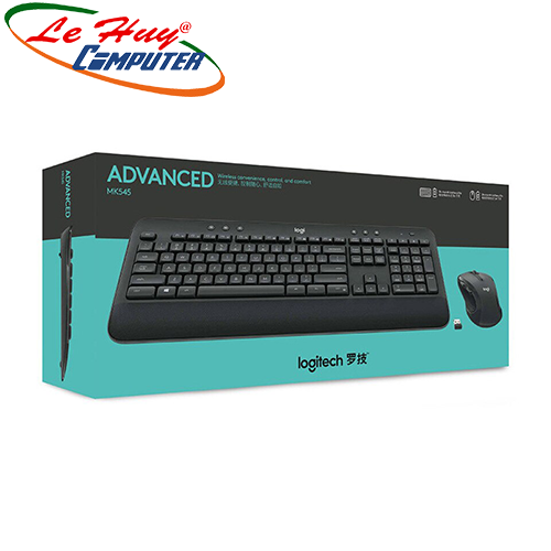 Bộ Bàn Phím Và Chuột Không Dây Logitech MK545