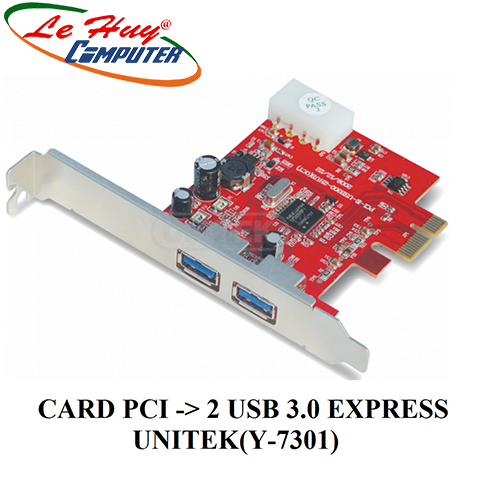 Card PCI SANG USB 3.0 Express Unitek (Y - 7301)