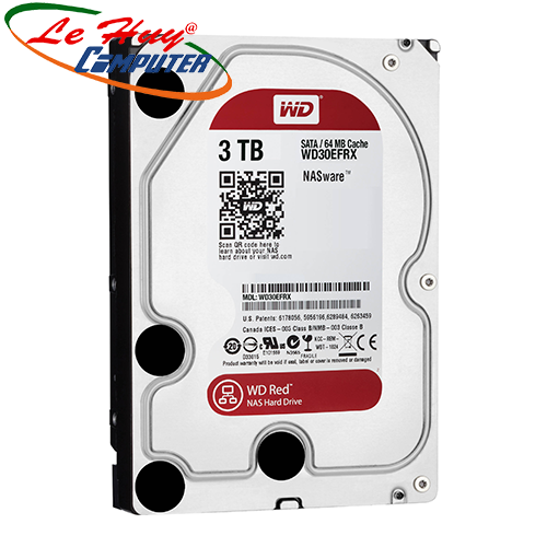 Ổ Cứng HDD Western 3TB RED Plus- SATA 3 (6Gb/s) WD30WD30EFPX  CHÍNH HÃNG