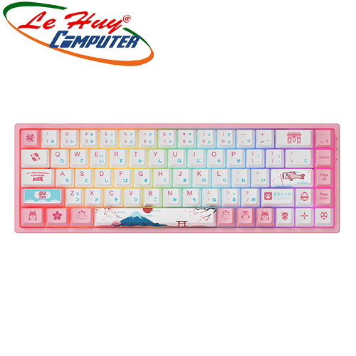 Bàn phím cơ AKKO 3068 v2 World Tour Tokyo R2 RGB (Bluetooth 5.0)