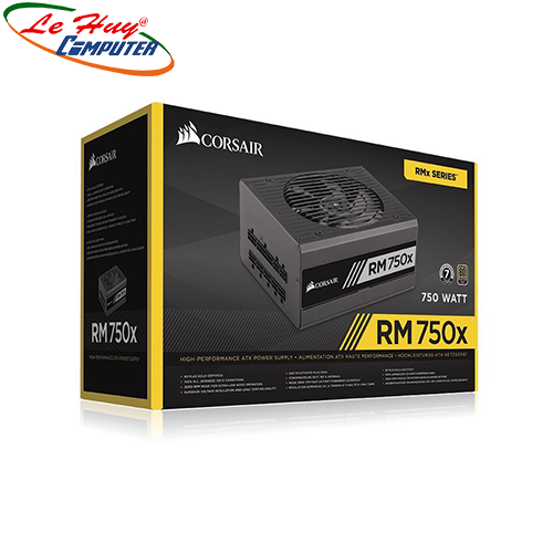 Nguồn máy tính Corsair RM750X(9020179) - 750W - 80 Plus Gold - Full Modular