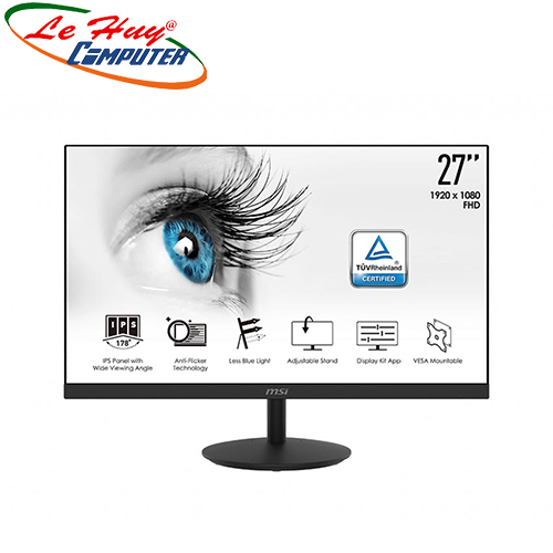 Màn hình LCD MSI Pro MP271 27 inch FHD IPS Loa(2x2W)