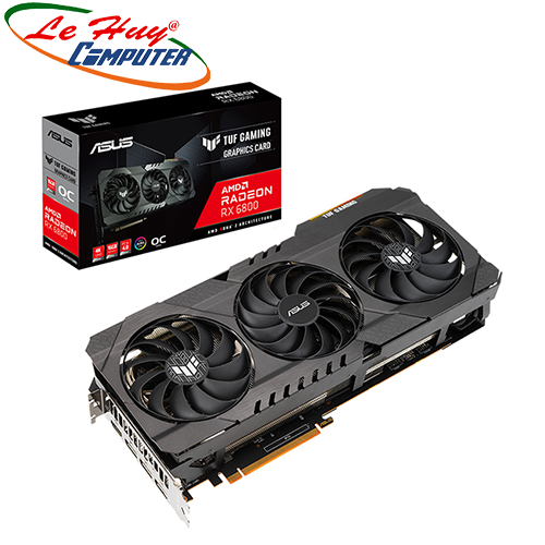 Card màn hình - VGA ASUS TUF GAMING Radeon RX 6800 OC (TUF-RX6800-O16G-GAMING)