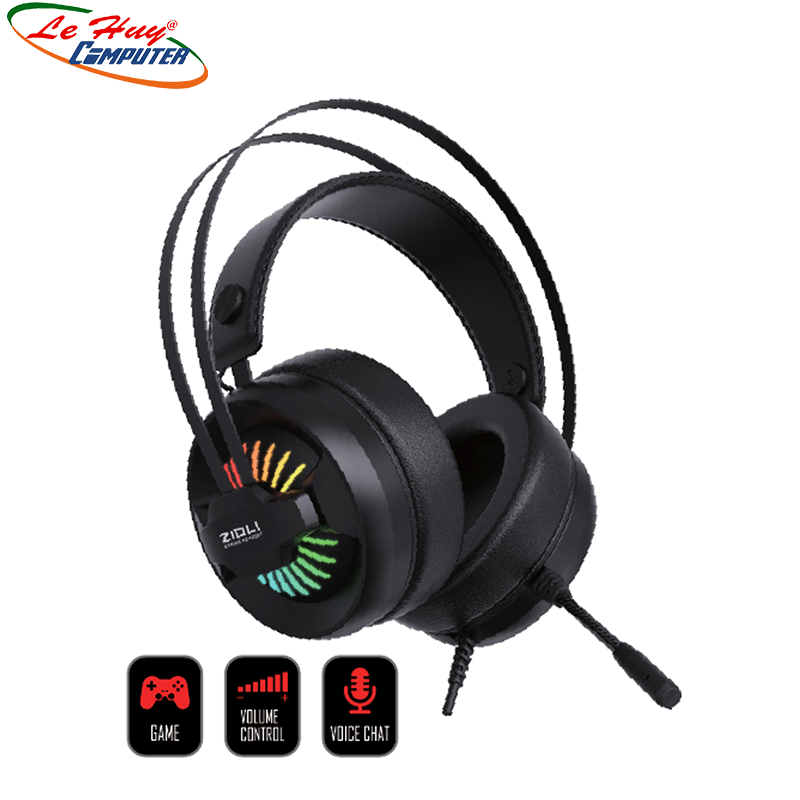 Tai nghe Zidli ZH-A1 3.5mm, USB, RGB
