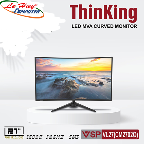 Màn hình LCD 27” VSP VL27 (CM2702Q) FHD 1500R/165Hz Gaming Cong