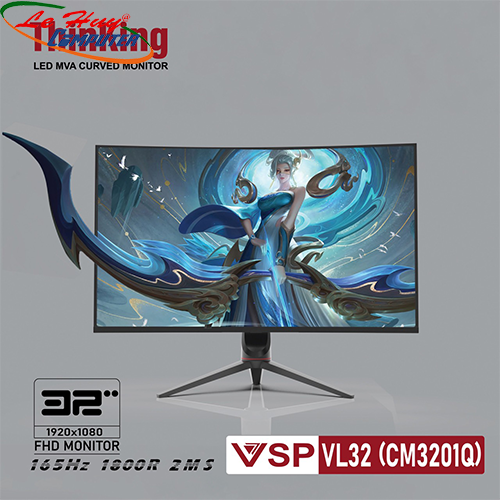 Màn hình LCD Cong 32” VSP THINKING MASTER GAMING VL32(CM3201Q)