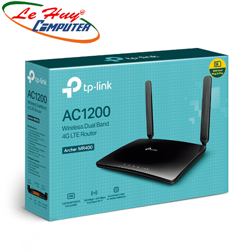 Thiết bị mạng - Router Wifi TP-Link Archer MR400 Băng Tần Kép 4G LTE AC1200
