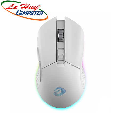 Chuột Không Dây Gaming Dareu EM901 RGB Trắng