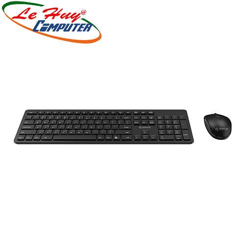 Combo Bàn phím chuột máy tính không dây Orico WKM01-BK