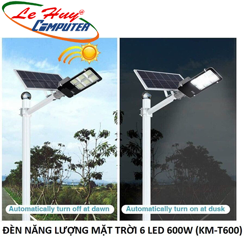 Đèn Năng Lượng Mặt Trời 6 LED 600W (KM-T600)