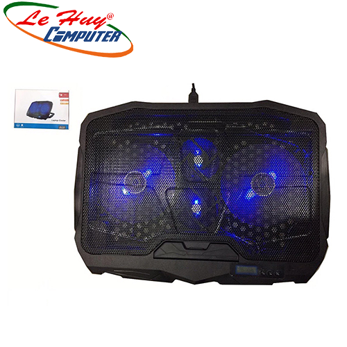 Đế tản nhiệt Laptop COOLING S18 4 Fan Led Xanh