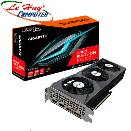 Card Màn Hình - VGA GIGABYTE Radeon RX 6600 EAGLE 8GB GDDR6 (GV-R66EAGLE-8GD)