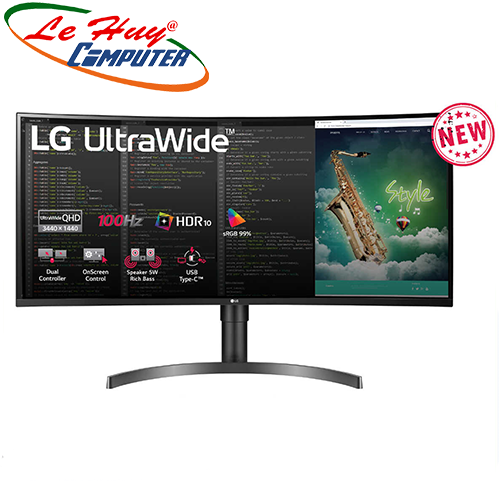 Màn hình Cong LCD LG 35WN75CN-B 35Inch 2K 100Hz HDR10 UltraWide