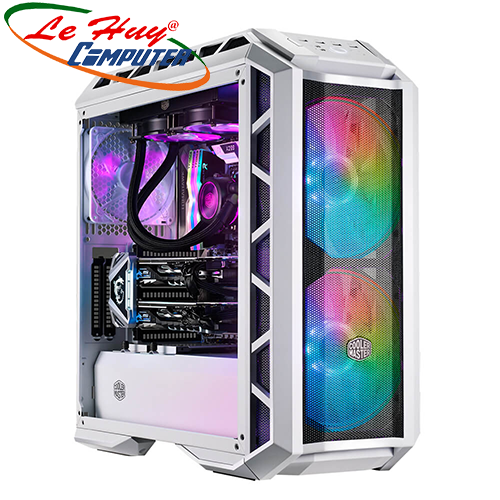 Vỏ máy tính Cooler Master MASTERCASE H500P MESH WHITE (kính cường lực bên hông) Mặt lưới
