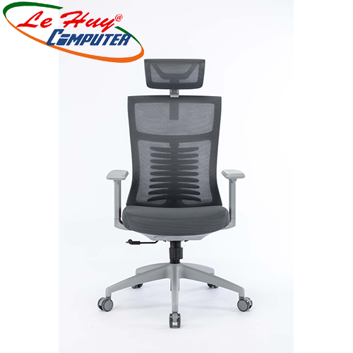 Ghế game công thái học ergonomic WARRIOR Hero series WEC502 (Đen/Xám/Hồng)