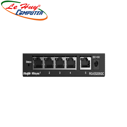 Thiết bị chuyển mạch Switch RUIJIE RG-ES205GC 5-Port Gigabit Smart