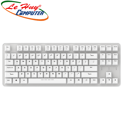 Bàn phím cơ không dây DAREU EK807G White (Blue/Brown/Red D switch)