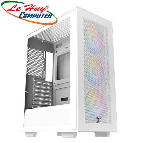 Vỏ máy tính XIGMATEK LUX E ARTIC 3FX (EN47819) - PREMIUM GAMING ATX KÈM 03 FAN X22ARGB