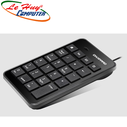 Bàn phím số có dây DIVIPARD D500 USB