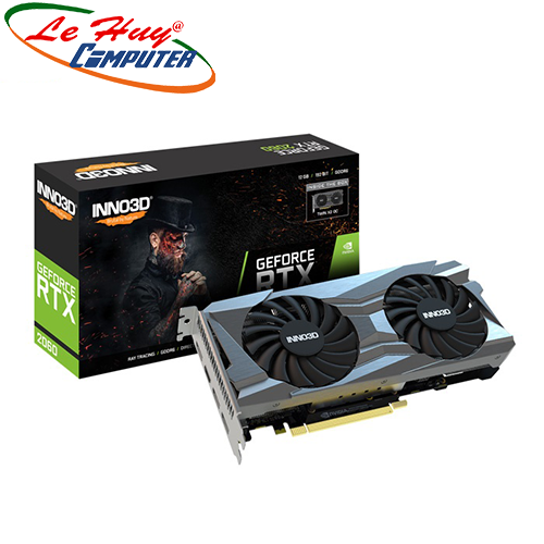 Card màn hình - VGA Inno3D RTX 2060 12GB TWIN X2 OC GDDR6 (N20602-12D6X-1713VA32R)