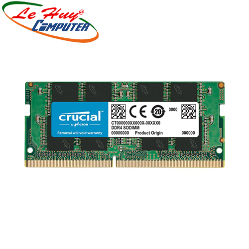 Ram Laptop CRUCIAL DDR4 32GB 3200MHz 1.2v CT32G4SFD832A