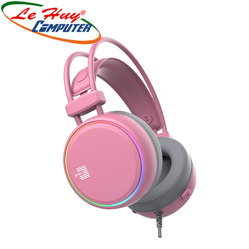Tai nghe Zidli FCORE FH11U 7.1 RGB USB Pink