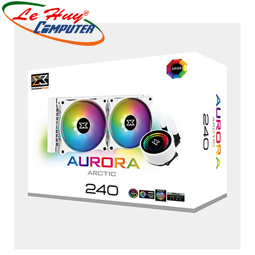 Tản nhiệt nước XIGMATEK AURORA 240 ARTIC ARGB (EN44337)