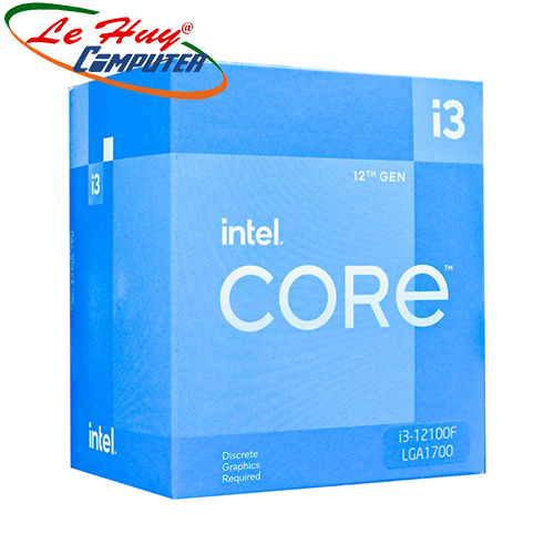 CPU Intel Core i3-12100F Chính Hãng(VAT 1850K)