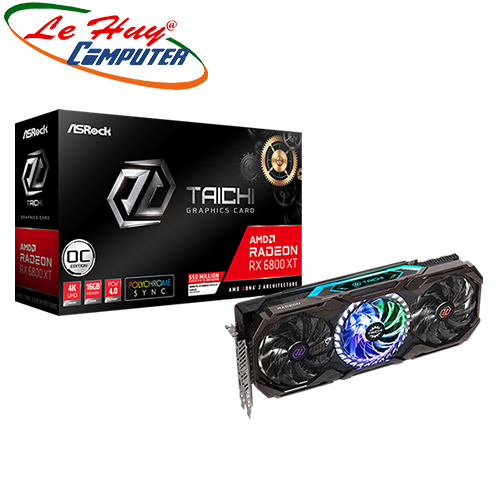 VGA Asrock Radeon RX 6800 XT Taichi X 16G OC (RX6800XT TCX 16GO)