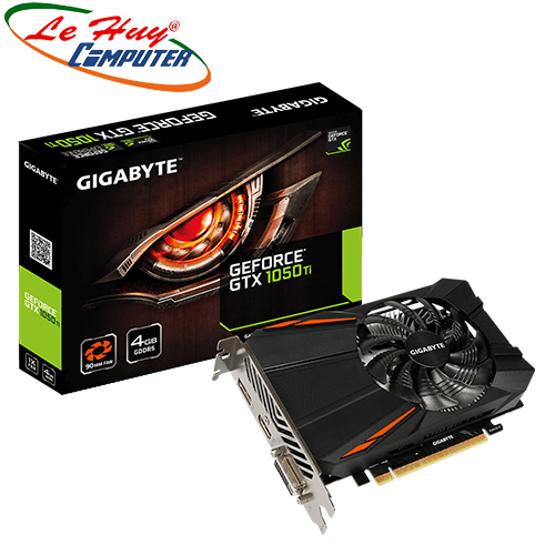 Card màn hình - VGA GIGABYTE GeForce GTX1050Ti 4GB GDDR5 (GV-N105TD5-4GD)