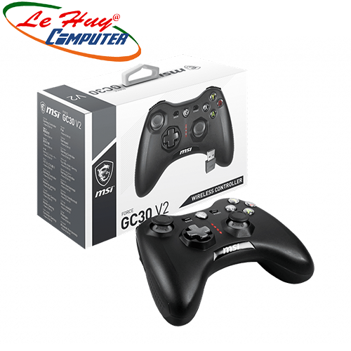 Tay cầm chơi game không dây MSI Force GC30 V2 Đen