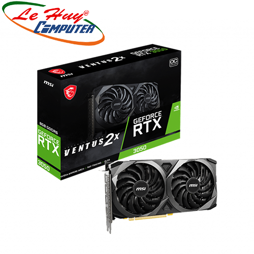 Card Màn Hình - VGA MSI GeForce RTX 3050 VENTUS 2X 6G OC