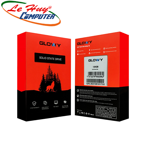 Ổ cứng máy tính SSD GLOWY 120GB 2.5Inch SATA III New Box