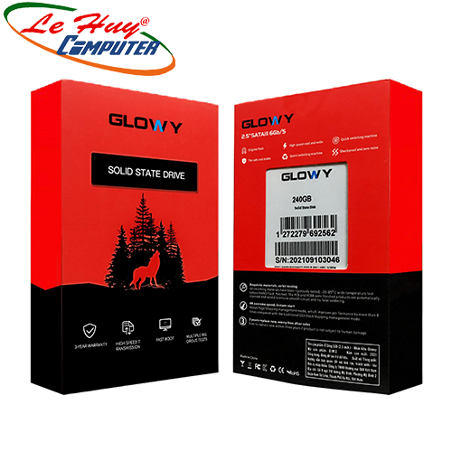 Ổ cứng máy tính SSD GLOWY 240GB 2.5Inch SATA III New Box